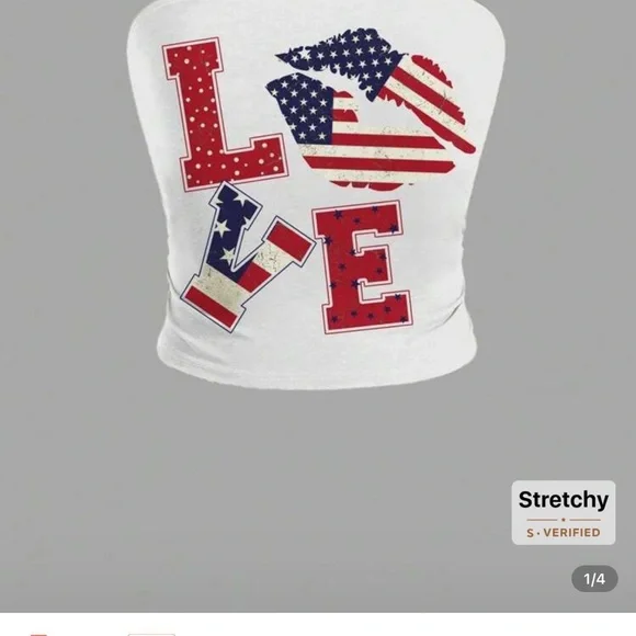 Rowen Patriotic Love Tank Top - Picture 3 of 3